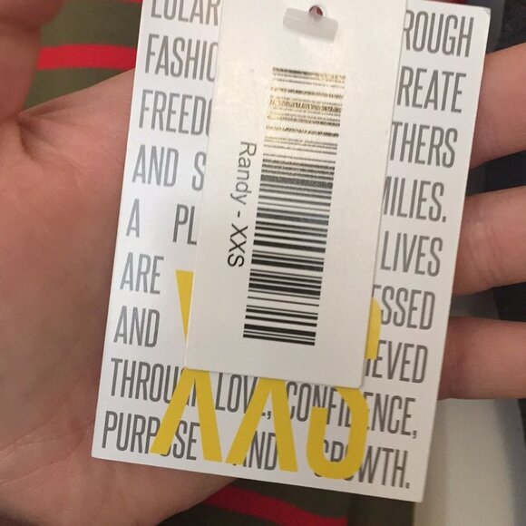 XXS LuLaRoe Randy T-Shirt A03 754 - Picture 3 of 5